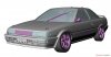 Hasegawa HC37 ADVAN Corolla Levin AE92 1989 Inter TEC 1/24